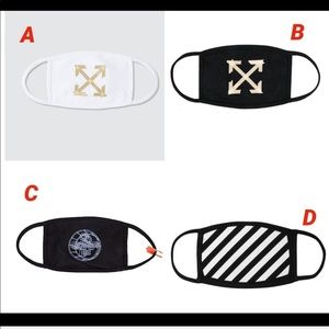 Bundle 2 Off White Cotton Masks